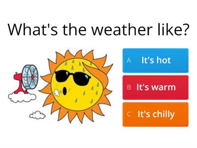 What's the weather like? quiz