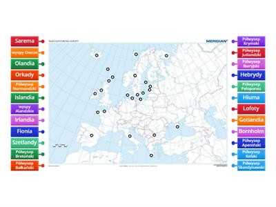 Półwyspy i wyspy europy