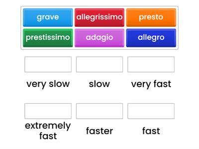 Stage 2 Tempo Words