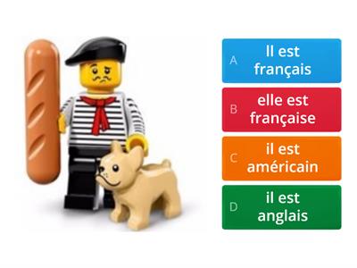 les nationalites Lego