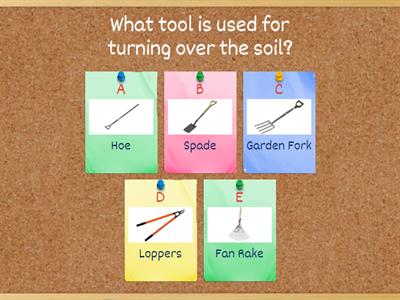 Garden Tools Quizz