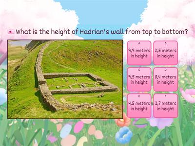 CLIL: Hadrian's Wall game, Mafalda and Leonor, 3rd B 