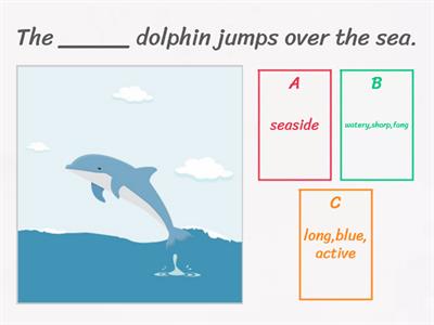  Read then choose a correct noun phrase to complete the sentence.