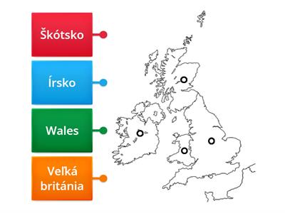 Slepá mapa - Spojené kráľovstvo 