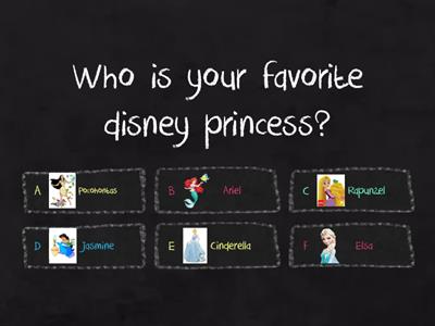 Your Favorite Disney Princess
