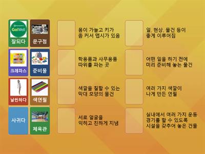 맞춤 한국어 5 / 제 8과 어휘