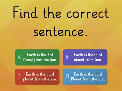 Find the correct sentence