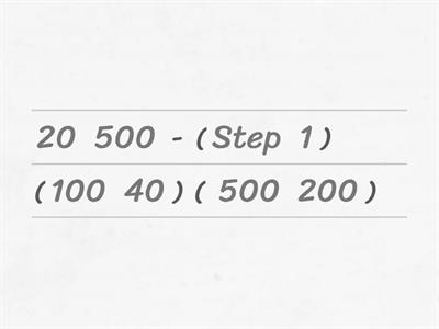Use a Binary sort for 100,20,500,40,200,500