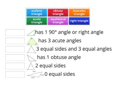 Triangles - Classify & Match