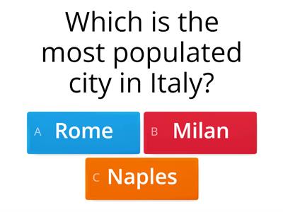 What do you know about Italy?