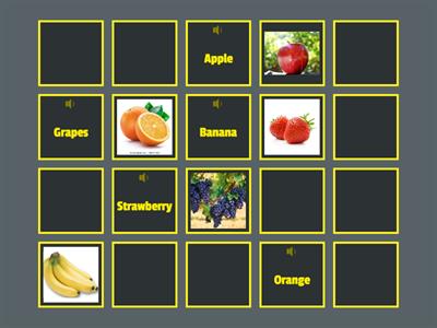  Food Vocabulary (fruits and vegetables)