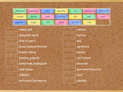 IELTS synonyms 