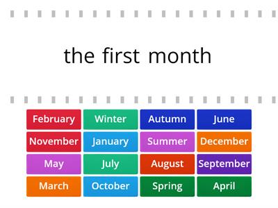 Months and seasons