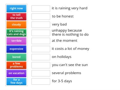 Royal Sludge Hotel Vocabulary