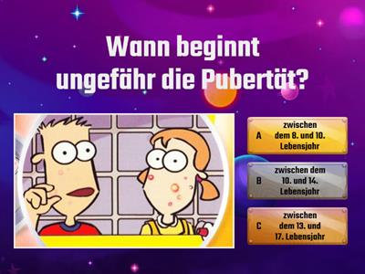 Quiz zur Pubertät