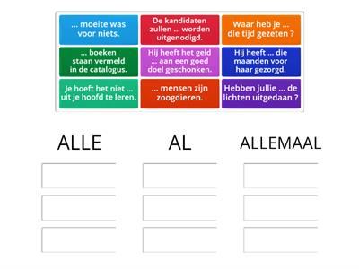 099. al - alle - allemaal