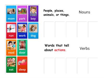 Verbs - Nouns