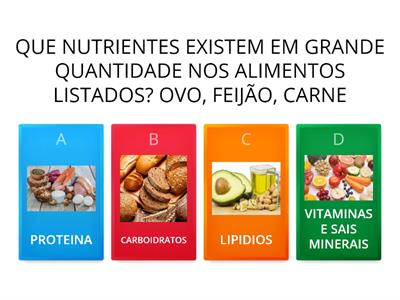 ALIMENTOS  E NUTRIENTES