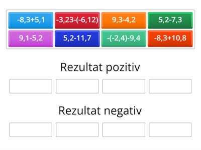  Operații cu numere numere raționale cl VI C