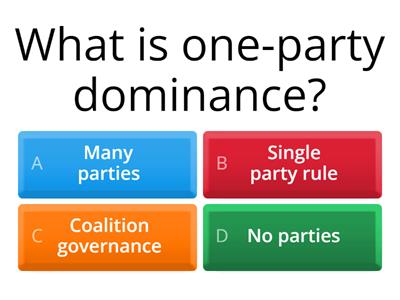 Understanding One-Party Dominance