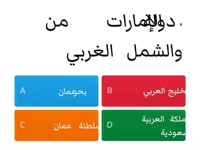 الخصائص الطبيعية لدولة الإمارات العربية المتحدة 