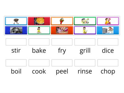 8TH grade unit3 cooking (verbs)