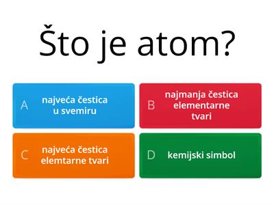 GRAĐA TVARI (4 cjelina)atom))