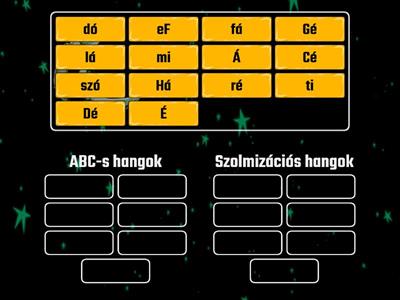 ABC-s vagy Szolmizációs hang?