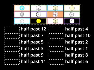  Half past time game 