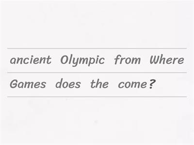 Olympic games trivia 