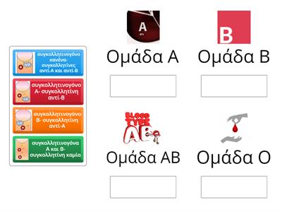 ΑΙΜΑ: ΣΥΣΤΗΜΑ  ΑΒΟ   Αντιγόνα αντισώματα 