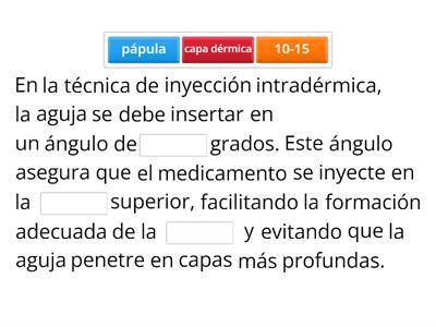 Inyectologia y Administracion de Medicamentos 