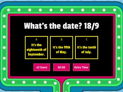 Grade 4 Module 1 Our World 2 - What's the date?