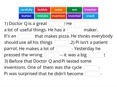 4.3 Doctor Q’s inventions (after reading)