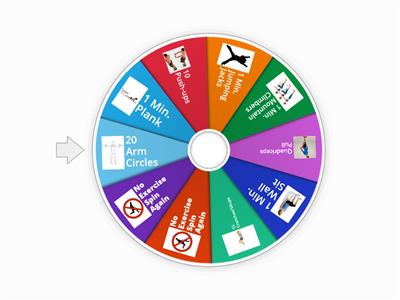Spin the Wheel Fitness 