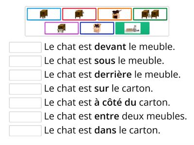 Prépositions de localisation