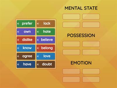 EFE Beginner _Most Common State Verbs [Vocabulary]