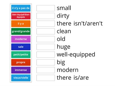 Describing school buildings 