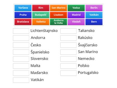 Európske hlavné mestá