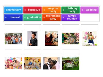 Vocabulary: Events & Celebrations