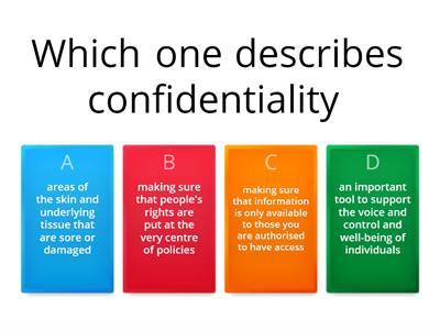 1.2 Managing Confidentiality (Level 3)