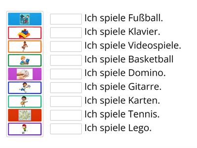 Was spielst du? - Vorschule