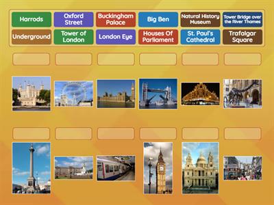 Famous places in London