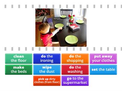 Solutions Elem 1C HOUSEWORK VOCABULARY