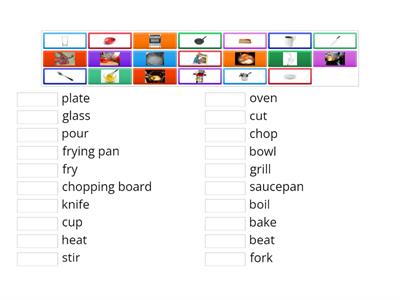 Food Vocabulary Match Up