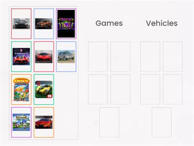 Group sort Games & Vehicles