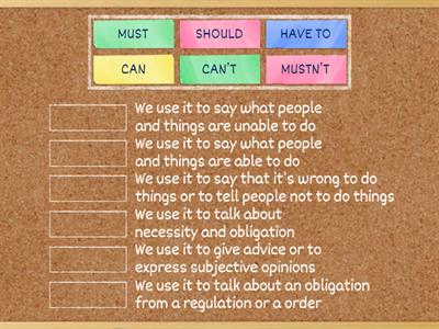 MODAL VERBS