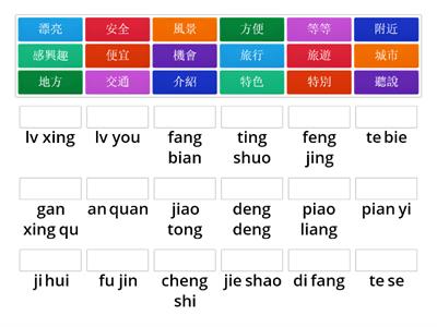 Vocab+pinyin