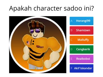 Roblox Malaysia Characters
