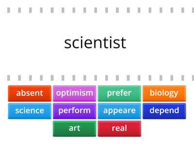 wordbuilding -ance,-ence,-ist